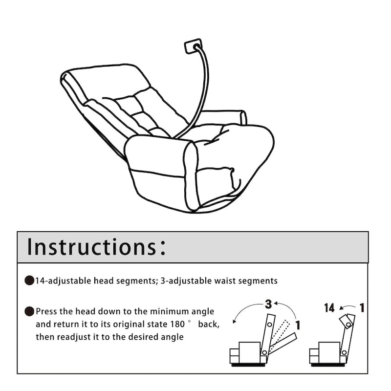 Fauteuil inclinable pivotant en tissu bouclé beige avec support de téléphone, appuie-tête et dossier réglables