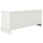 Banc de rangement avec 3 tiroirs et étagère inférieure – 47,3 L x 15 P x 19 H