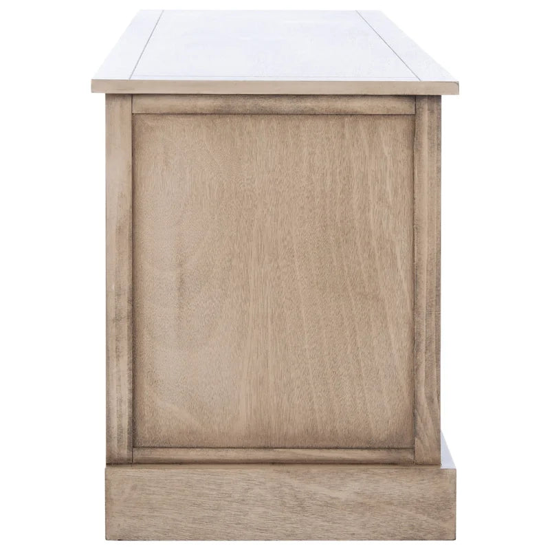 Banc de rangement avec 3 tiroirs et étagère inférieure – 47,3 L x 15 P x 19 H