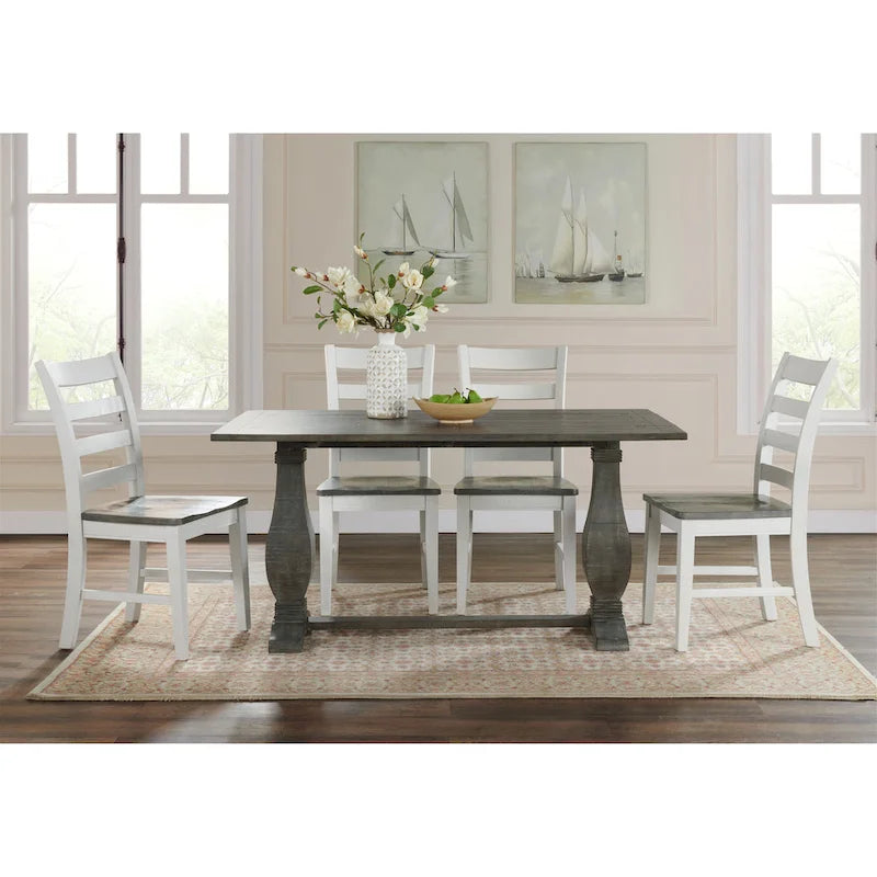 60 Table Console Canapé Rabattable à Piedestal en Bois Massif