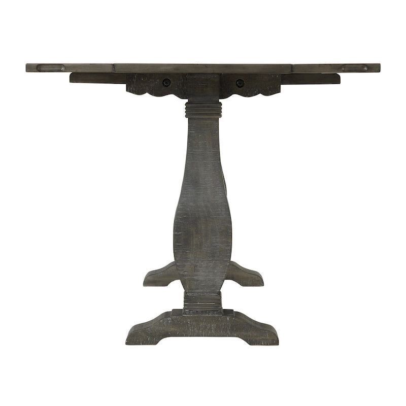 60 Table Console Canapé Rabattable à Piedestal en Bois Massif