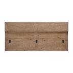 60 Table Console Canapé Rabattable à Piedestal en Bois Massif