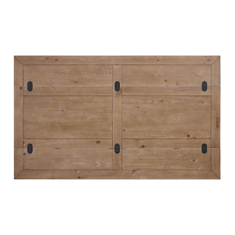 60 Table Console Canapé Rabattable à Piedestal en Bois Massif