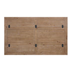 60 Table Console Canapé Rabattable à Piedestal en Bois Massif