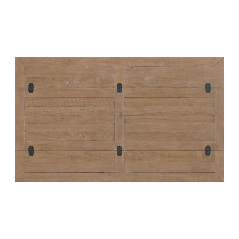 60 Table Console Canapé Rabattable à Piedestal en Bois Massif