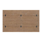 60 Table Console Canapé Rabattable à Piedestal en Bois Massif