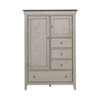 Commode en lin vieilli
