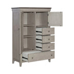 Commode en lin vieilli
