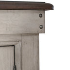 Commode en lin vieilli