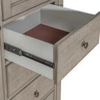 Commode en lin vieilli