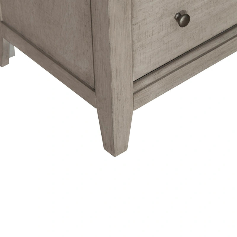 Commode en lin vieilli