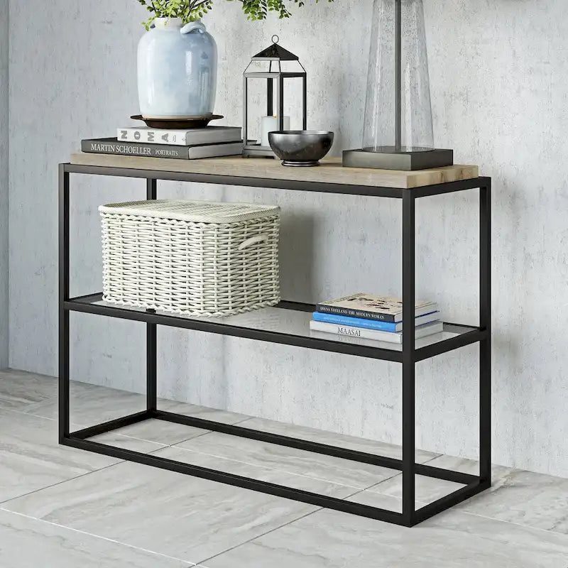  Hyginus Blackened Bronze Console Table