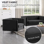 Fauteuil d'appoint rembourré pour le salon