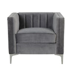 Fauteuil d'appoint rembourré pour le salon