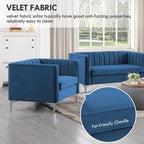 Fauteuil d'appoint rembourré pour le salon