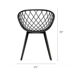 Chaises style scandinave (lot de 2)