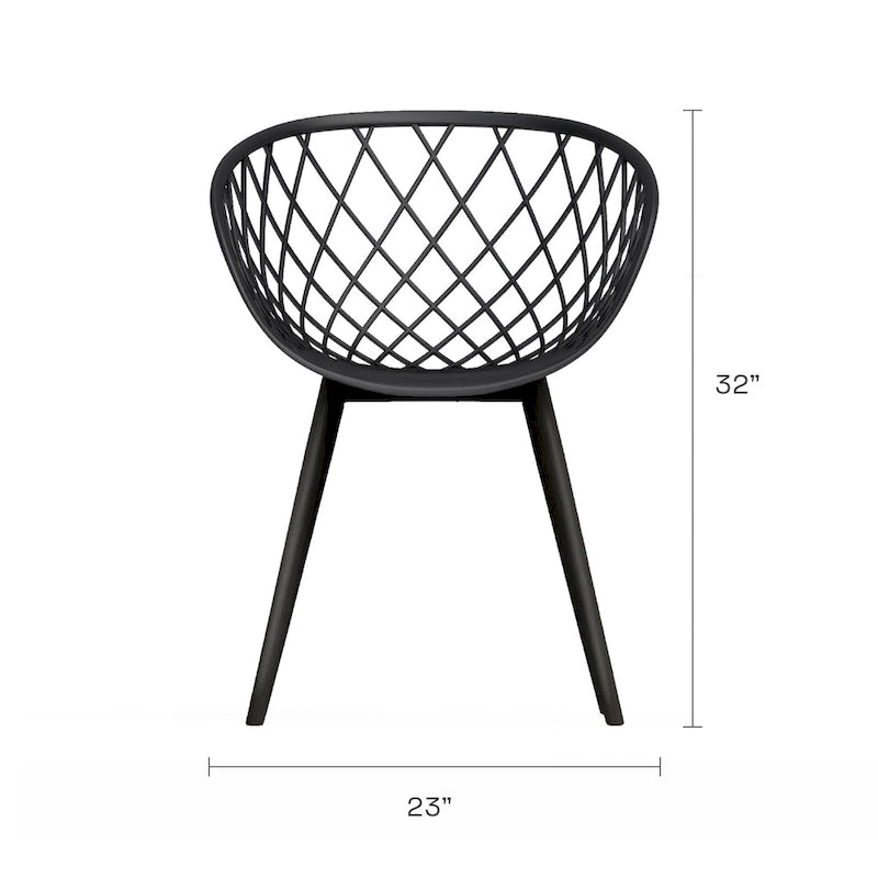 Chaises style scandinave (lot de 2)