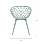 Chaises style scandinave (lot de 2)