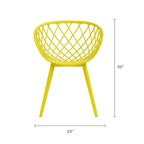 Chaises style scandinave (lot de 2)