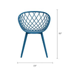 Chaises style scandinave (lot de 2)