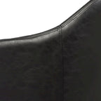 Chaise de bureau, revêtement en cuir PU capitonné