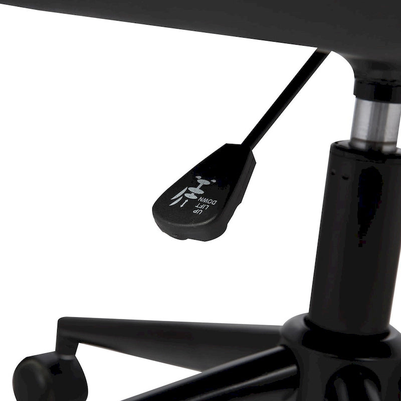 Chaise de bureau, revêtement en cuir PU capitonné