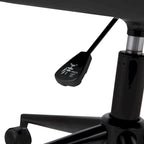 Chaise de bureau, revêtement en cuir PU capitonné