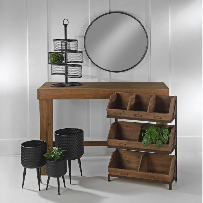 Console en bois - 31 de haut ou 39,5 de haut