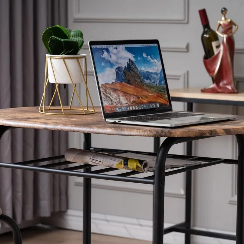 Ensemble de salle à manger moderne, table de petit-déjeuner avec 2 chaises, lot de 3