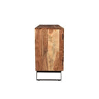Meuble Acacia 3 Portes Bords Naturels