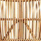 Fauteuil de salon moderne bohème en rotin naturel – Petit ou grand
