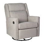 Fauteuil inclinable à bascule manuel avec fonctions pivotante et de glisse