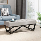 Banc rembourré moderne pour chevet, salon et entrée