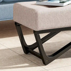 Banc rembourré moderne pour chevet, salon et entrée