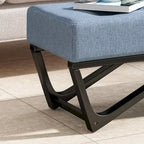 Banc rembourré moderne pour chevet, salon et entrée