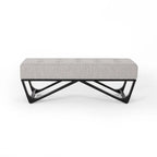 Banc rembourré moderne pour chevet, salon et entrée