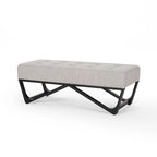 Banc rembourré moderne pour chevet, salon et entrée