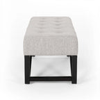 Banc rembourré moderne pour chevet, salon et entrée