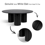 Table basse ronde sur pied 40