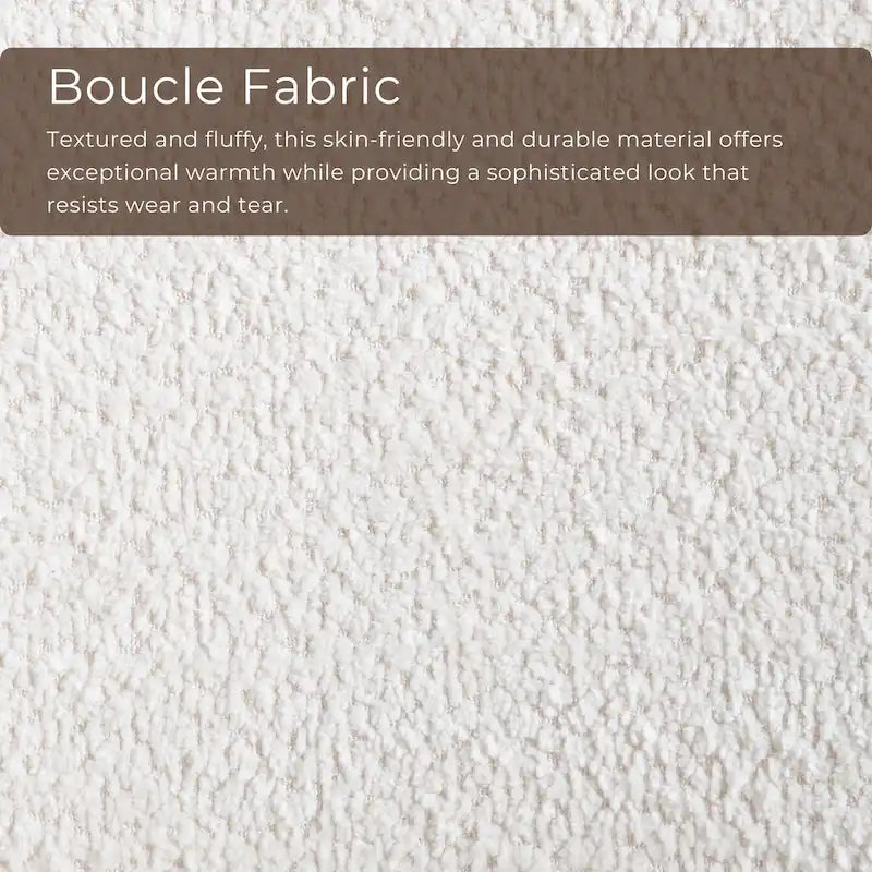 Lot de 2 chaises de salle à manger en noyer du milieu du siècle avec revêtement en bouclé