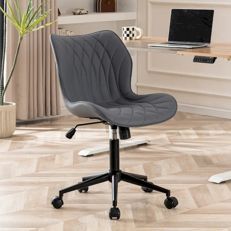 Chaise de bureau pivotante sans accoudoirs Fauteuil de maquillage