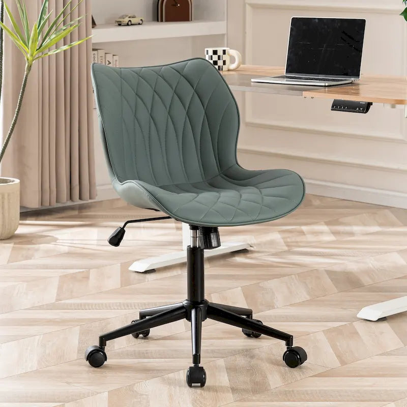 Chaise de bureau pivotante sans accoudoirs Fauteuil de maquillage