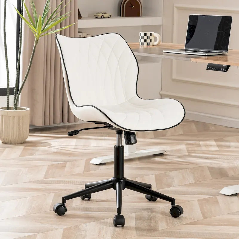 Chaise de bureau pivotante sans accoudoirs Fauteuil de maquillage