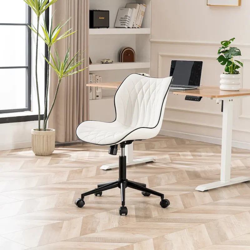 Chaise de bureau pivotante sans accoudoirs Fauteuil de maquillage