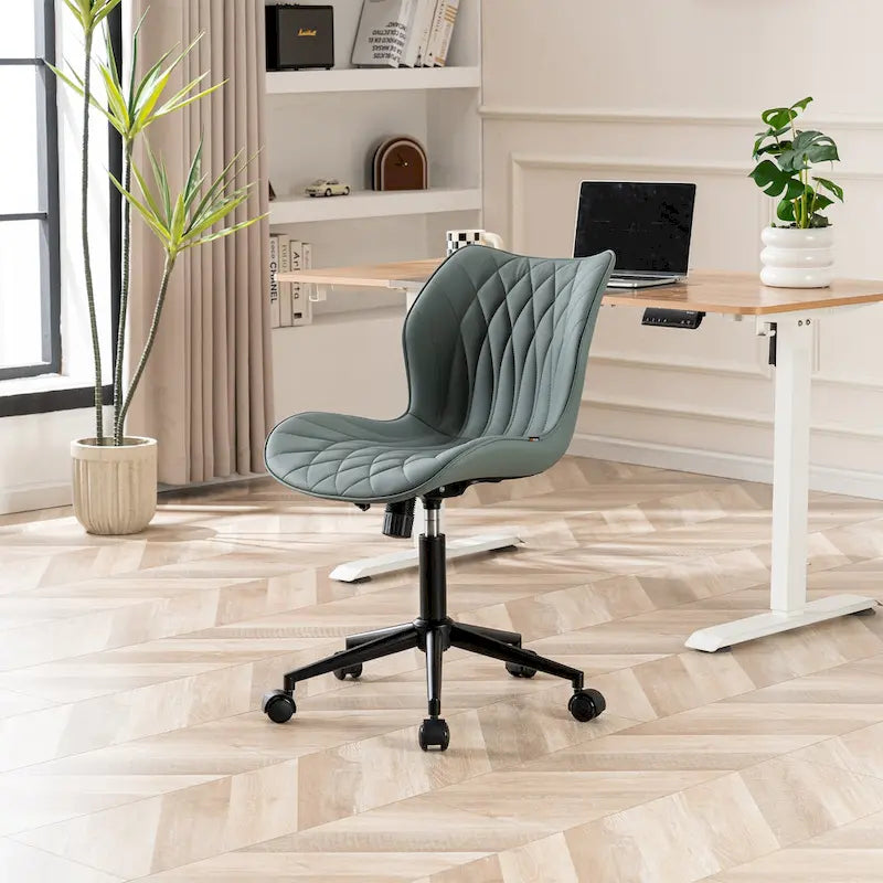 Chaise de bureau pivotante sans accoudoirs Fauteuil de maquillage