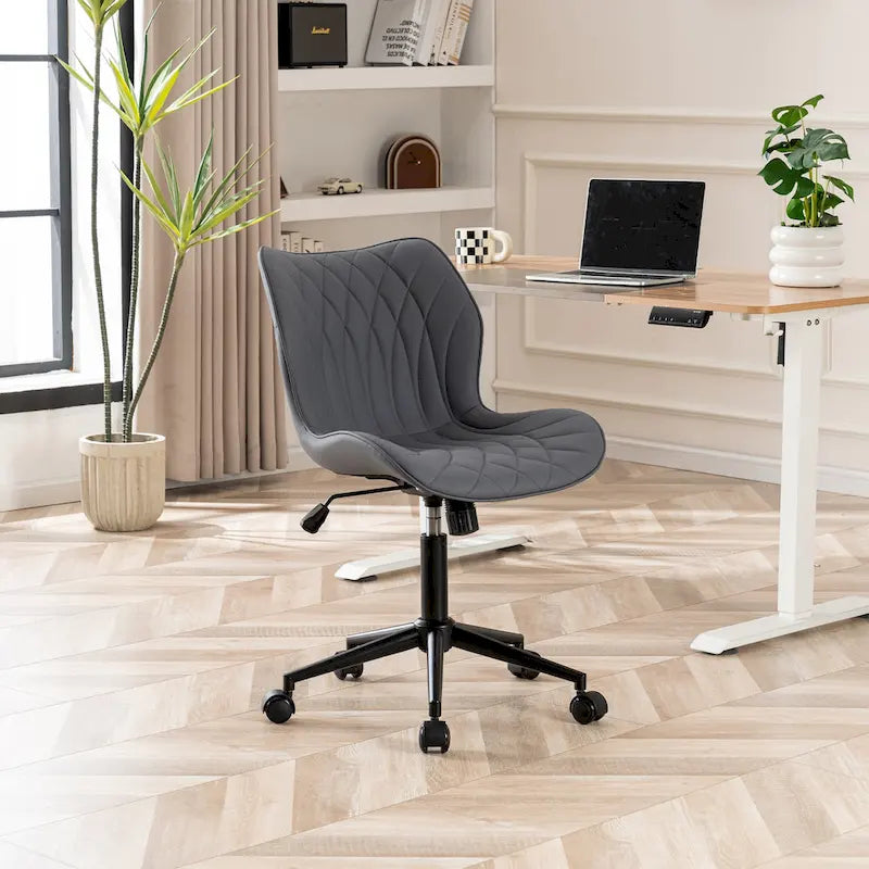 Chaise de bureau pivotante sans accoudoirs Fauteuil de maquillage