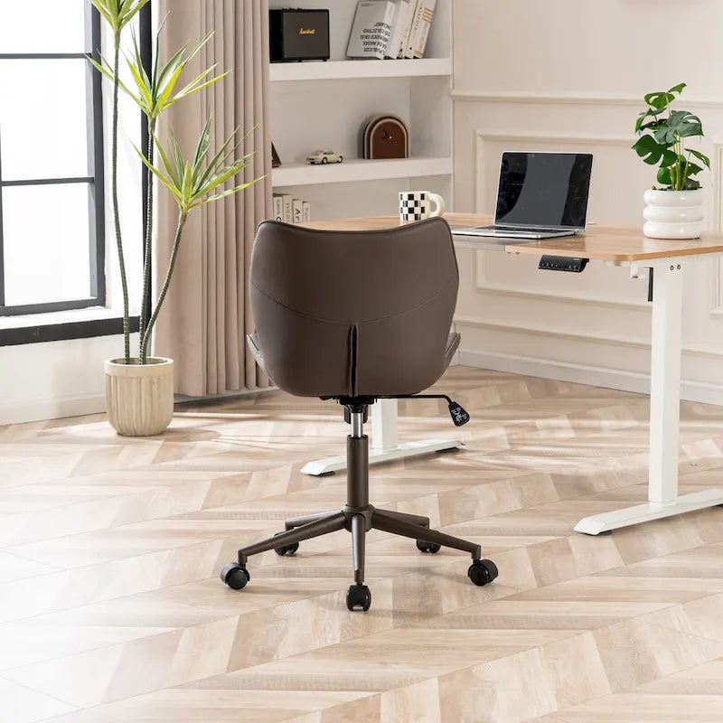 Chaise de bureau pivotante sans accoudoirs Fauteuil de maquillage