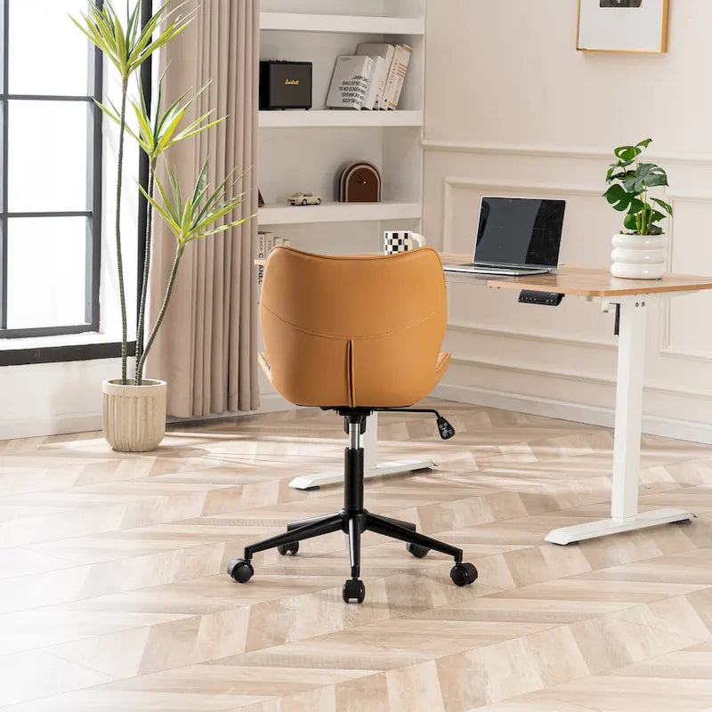 Chaise de bureau pivotante sans accoudoirs Fauteuil de maquillage