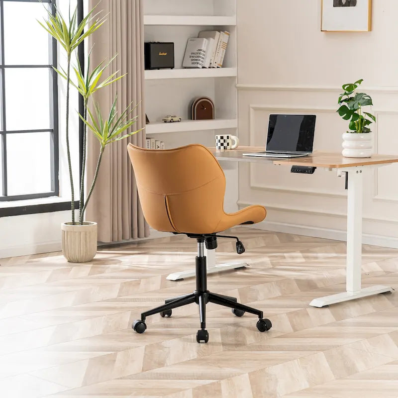 Chaise de bureau pivotante sans accoudoirs Fauteuil de maquillage
