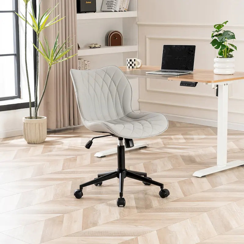 Chaise de bureau pivotante sans accoudoirs Fauteuil de maquillage
